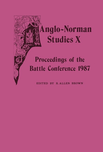 Book cover image for Anglo-Norman Studies X ISBN: 9780851155029